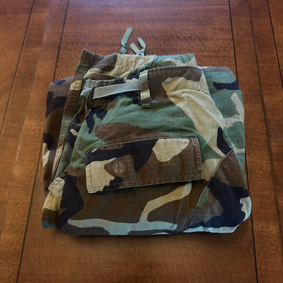 US Army Woodland Camo BDU Pants Ripstop Small Regular — 27–31 Waist / 29.5–32.5 - Picture 3 of 5